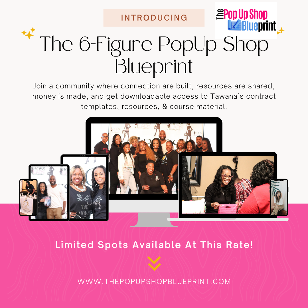 50% OFF Pre Sale - Join The Community - One Time Payment - 6 FIGURE POP UP SHOP BLUEPRINT